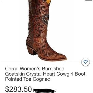 Women’s Corral Goatskin boots